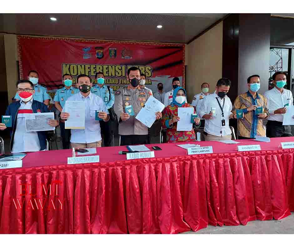 POLDA LAMPUNG TANGKAP TPPO ASN