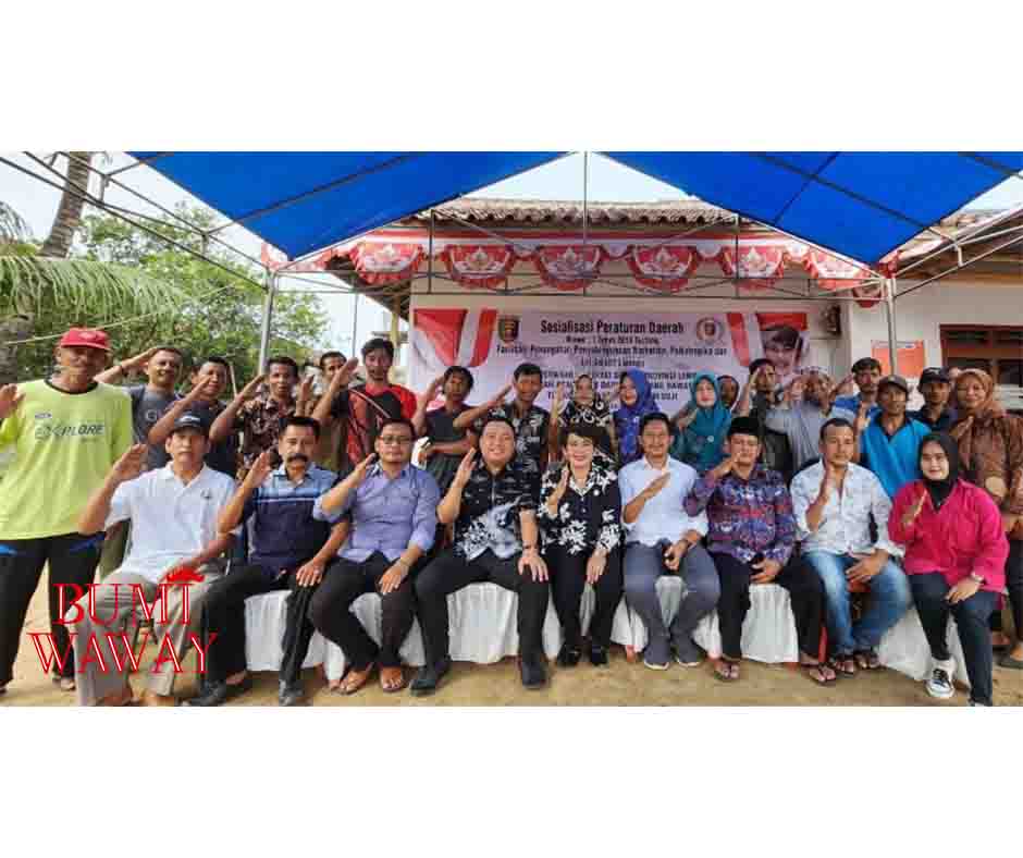 SOSPERDA DI TULANGBAWANG BARAT, ANGGOTA DPRD LAMPUNG BUDI CONDROWATI AJAK WARGA PERANGI NARKOBA