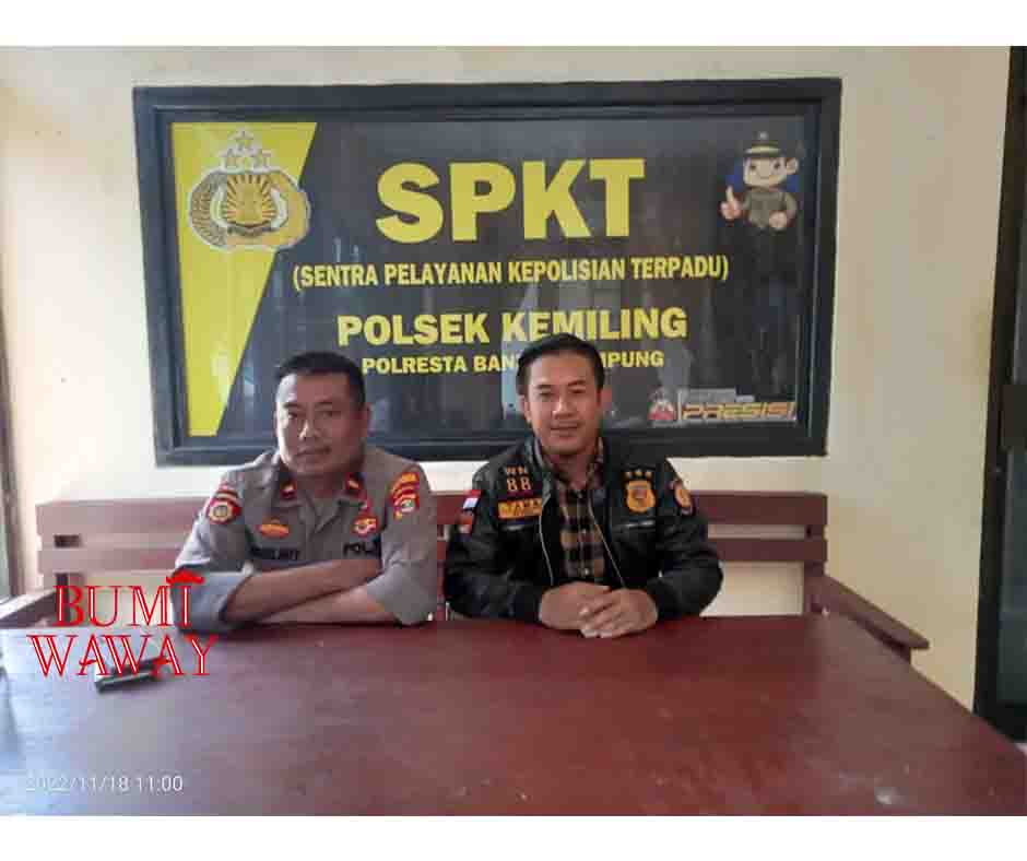 WN 88 SUB UNIT 13 KOTA BANDARLAMPUNG SILAHTURAHMI KE POLSEK KEMILING