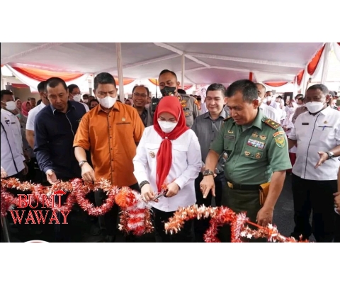 WALIKOTA BANDARLAMPUNG RESMIKAN TAMAN KULINER UMKM SIGER SUKARAJA