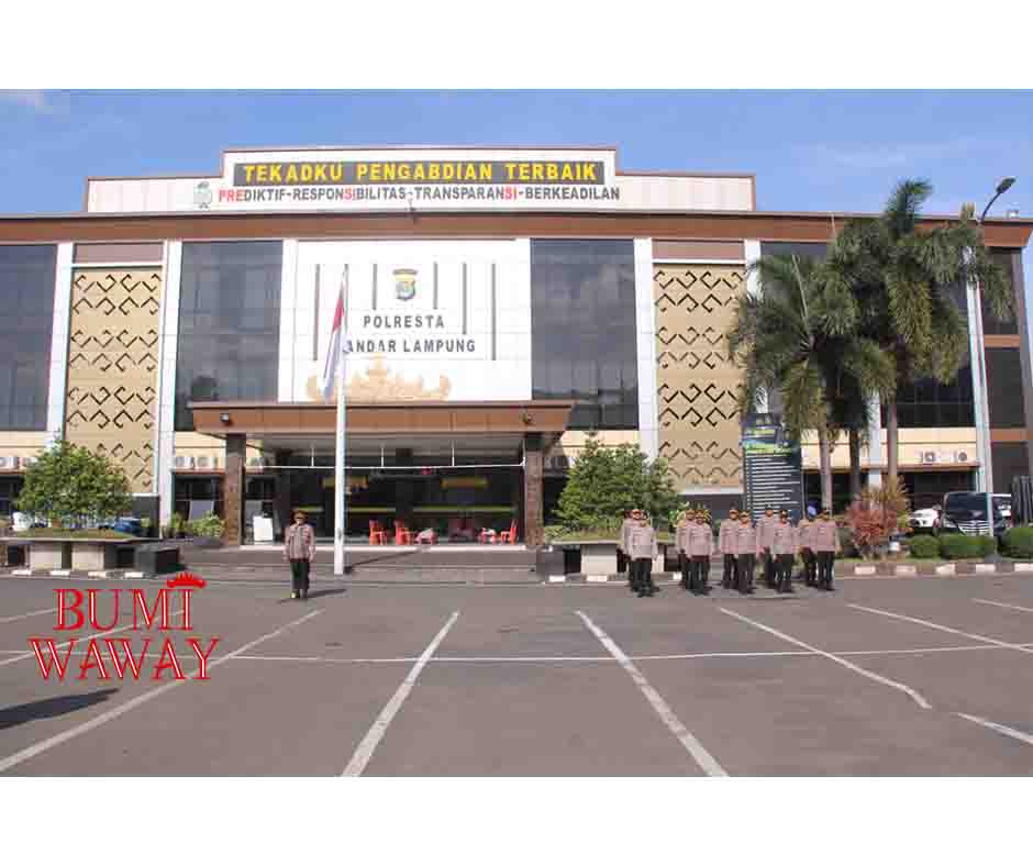 AMANKAN TAHUN BARU IMLEK, POLRESTA BANDARLAMPUNG TURUNKAN 275 PERSONEL