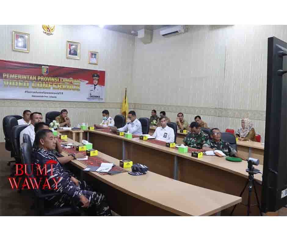 PEMPROV LAMPUNG IKUTI RAKOR PENGENDALIAN INFLASI DAERAH BERSAMA MENDAGRI