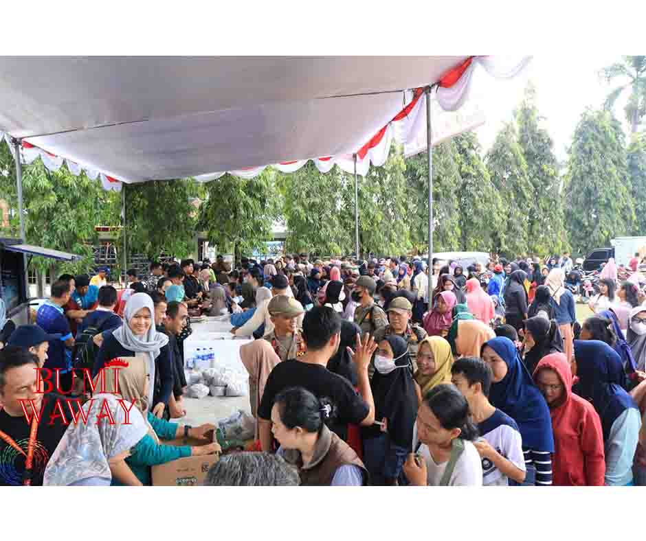 PERINGATI HUT KE-59 PROVINSI LAMPUNG, PEMPROV GELAR BAZAR UKM DAN PASAR MURAH