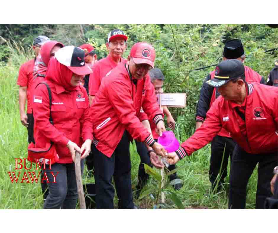 MINGRUM GUMAY HADIRI GERAKAN PENGHIJAUAN DI TANGGAMUS