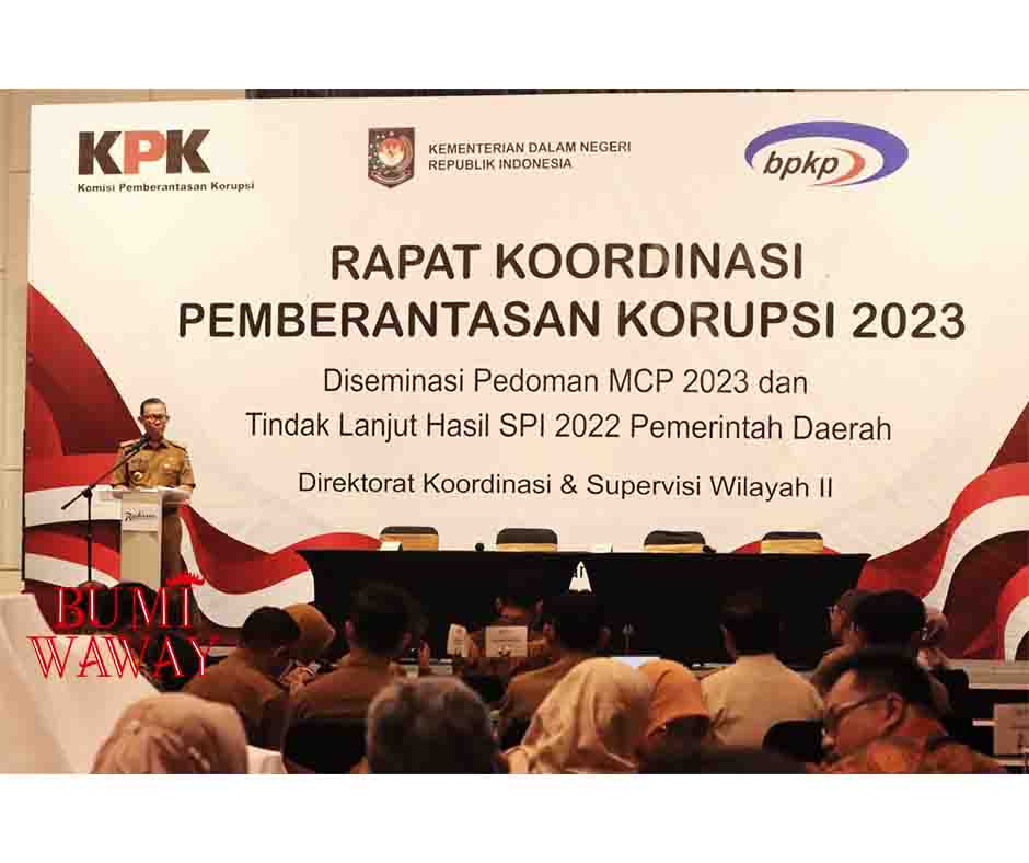 PEMPROV LAMPUNG BERKOMITMEN BANGUN MASYARAKAT BERINTEGRITAS MELALUI IMPLEMENTASI PENDIDIKAN ANTI KORUPSI
