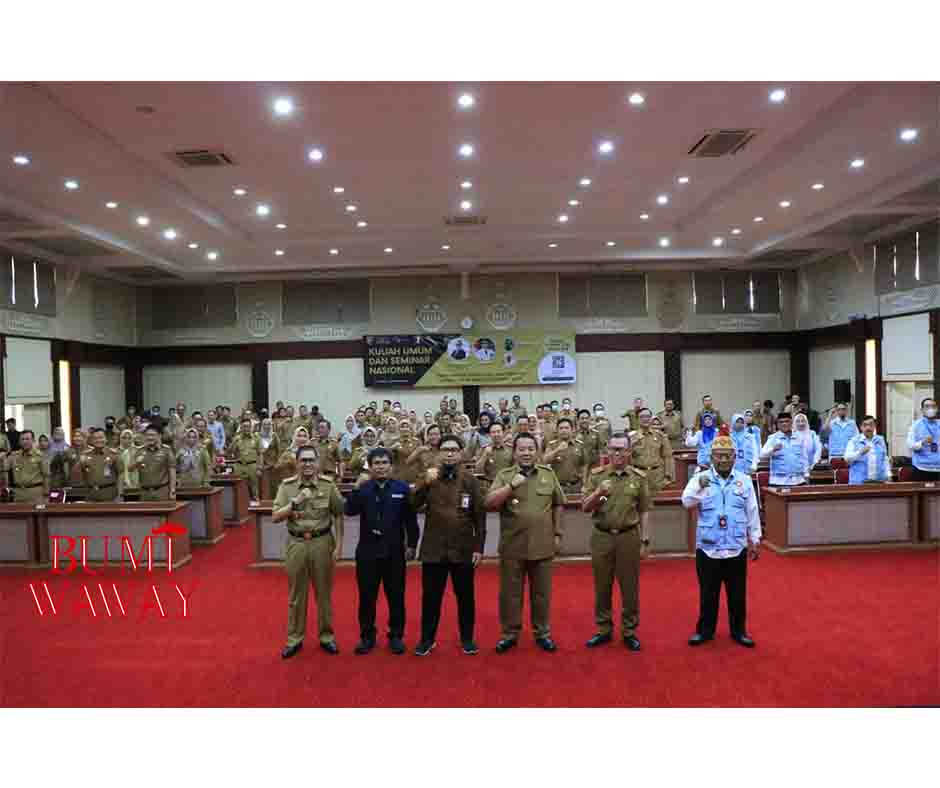 GUBERNUR ARINAL DJUNAIDI MEMBUKA KULIAH UMUM DAN SEMINAR NASIONAL PENCEGAHAN GRATIFIKASI