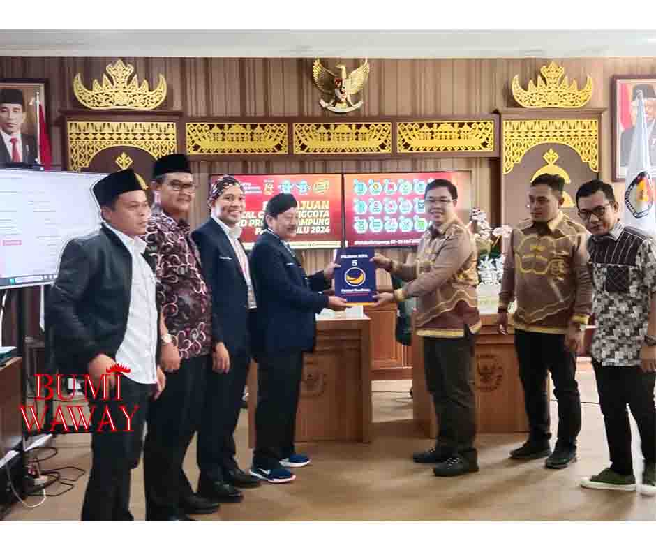 NASDEM DAFTARKAN BACALEG KE KPU PROVINSI LAMPUNG