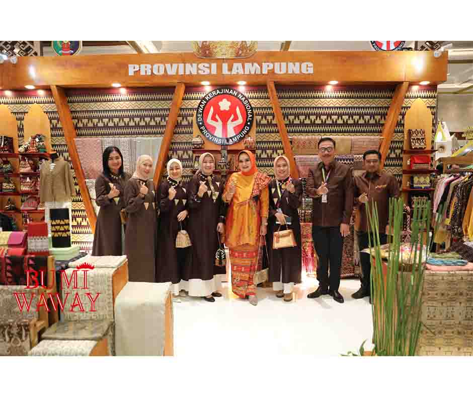 STAND DEKRANASDA LAMPUNG JUARA 1 PAMERAN KRIYA NUSA 2023