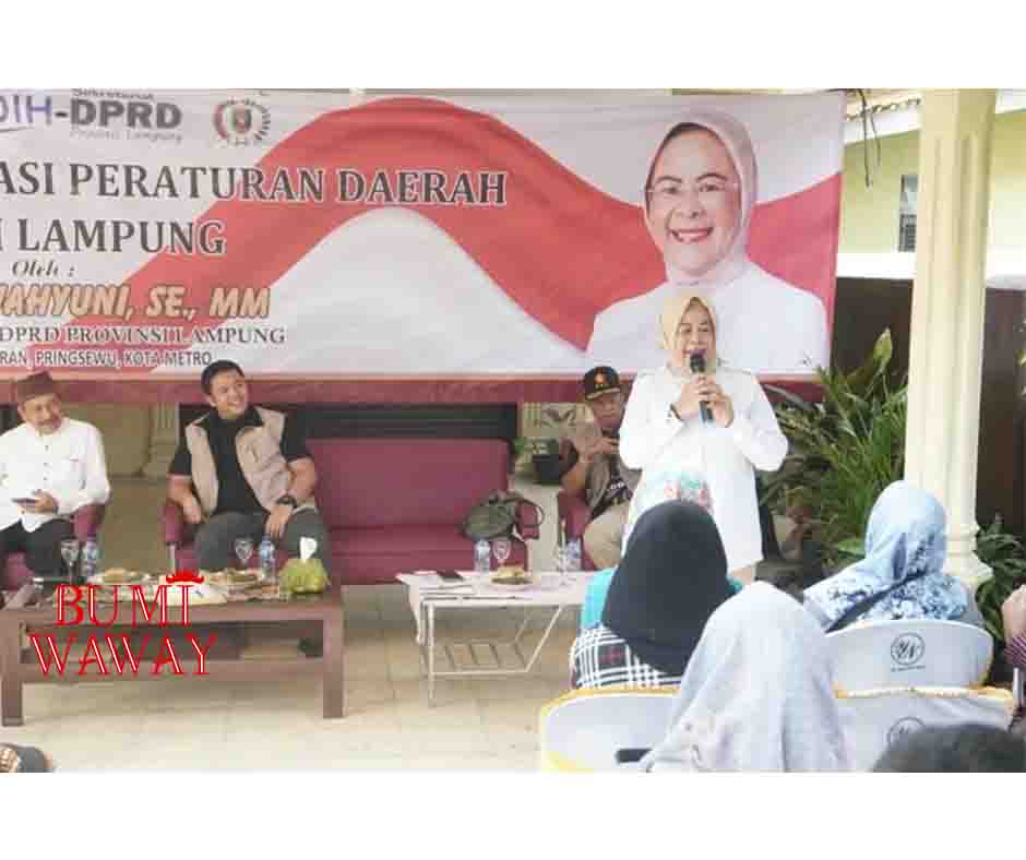 WAKIL KETUA I DPRD LAMPUNG LAKUKAN SOSPERDA DI KOTA METRO