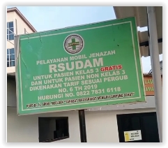 Berdalih Beda Alamat, Mobil Jenazah RSUDAM Kenakan Biaya Transportasi, Keluarga Pasien Kecewa
