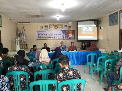 BPS Pesawaran Dorong Literasi Statistik Melalui Program Desa Cantik di Karang Anyar