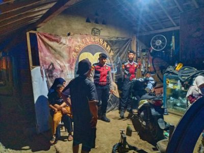 Cegah Premanisme dan Kriminalitas, Polisi Sisir Titik Rawan di Pringsewu