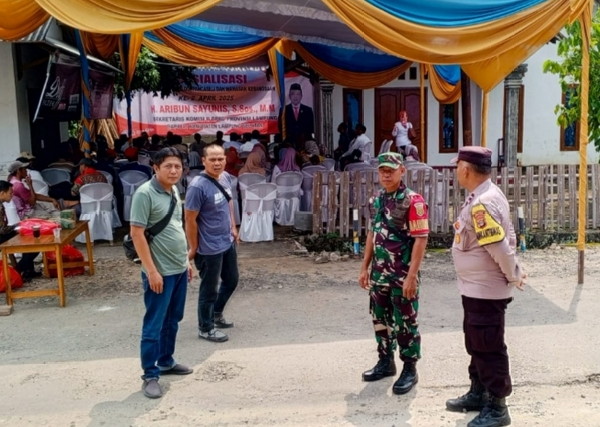 Pembinaan Ideologi Pancasila dan Wawasan Kebangsaan oleh Anggota DPRD Provinsi Lampung di Desa Sukabakti