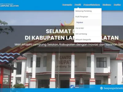 Website Pemkab Lampung Selatan Dalam Tahap Redesain, Data Pejabat Kini Lebih Mudah Diakses