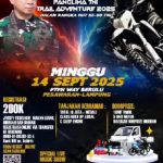 Ribuan Rider Siap Geber Trail Adventure HUT TNI ke-80 di Pesawaran