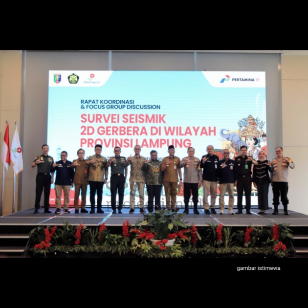 Lampung Siap Jadi Lumbung Energi Nasional: Pemprov Dukung Penuh Survei Seismik 2D di Wilayah Lampung     Gubernur Rahmat Mirzani Djausal Tegaskan Komitmen Ketahanan Energi dan Kemandirian Daerah