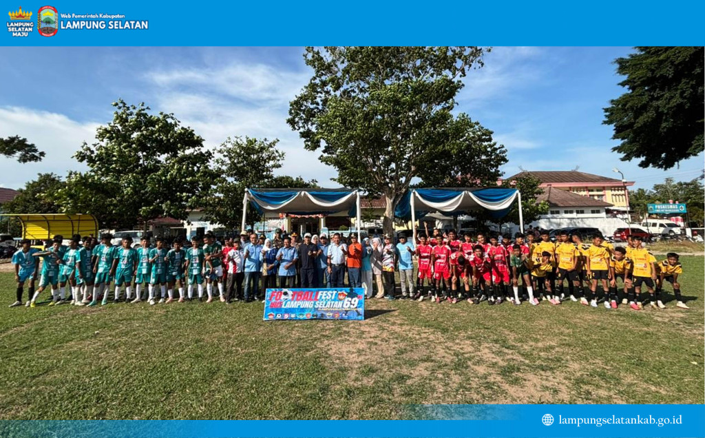 Semarak HUT ke-69 Lampung Selatan, Tanjung Bintang Putra FC Gelar Turnamen U-13 dan U-16