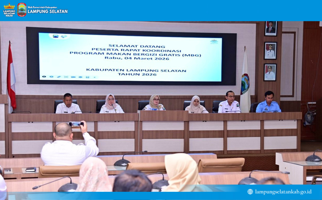 Rakor Perdana 2026, Satgas MBG Lampung Selatan Siap Awasi Ketat Program Makan Bergizi Secara Berkala