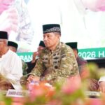Perkuat Sinergi, Danrem 043/Gatam Dampingi Pangdam XXI/RI Halal Bihalal Bersama Ulama di Lampung Tengah