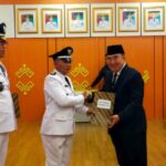 Sukadi Kakon Dadimulyo Resmi di Lantik Bupati Tanggamus; Ingatkan Berpikir Keras Bertindak Cerdas