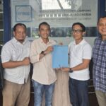 Junaedi dan Tatang Rohadi Ambil Berkas Pendaftaran Calon Ketua Apindo Lampung
